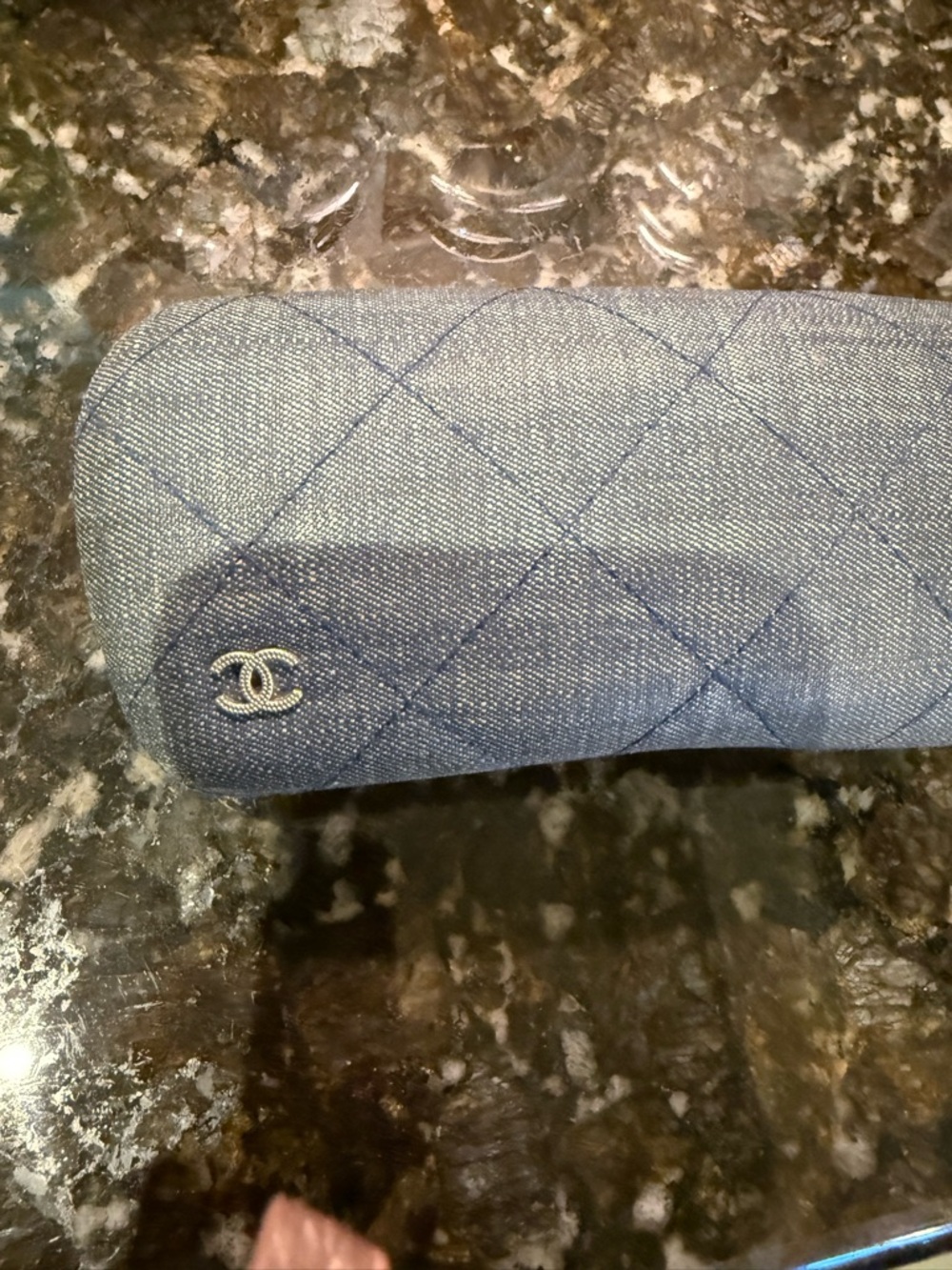 CHANEL Black Sunglasses with Quilted Case - Picture 10 of 14